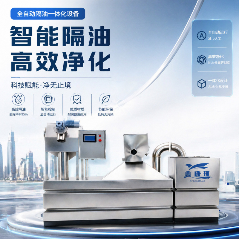 Full Automatic Grease Intercep - Commercial Kitchen Grease Interceptor review and price