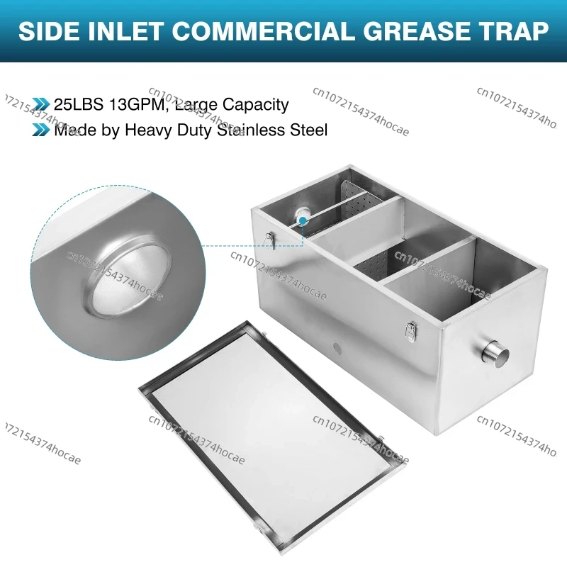 Household Commercial Stainless - Commercial Kitchen Grease Interceptor review and price