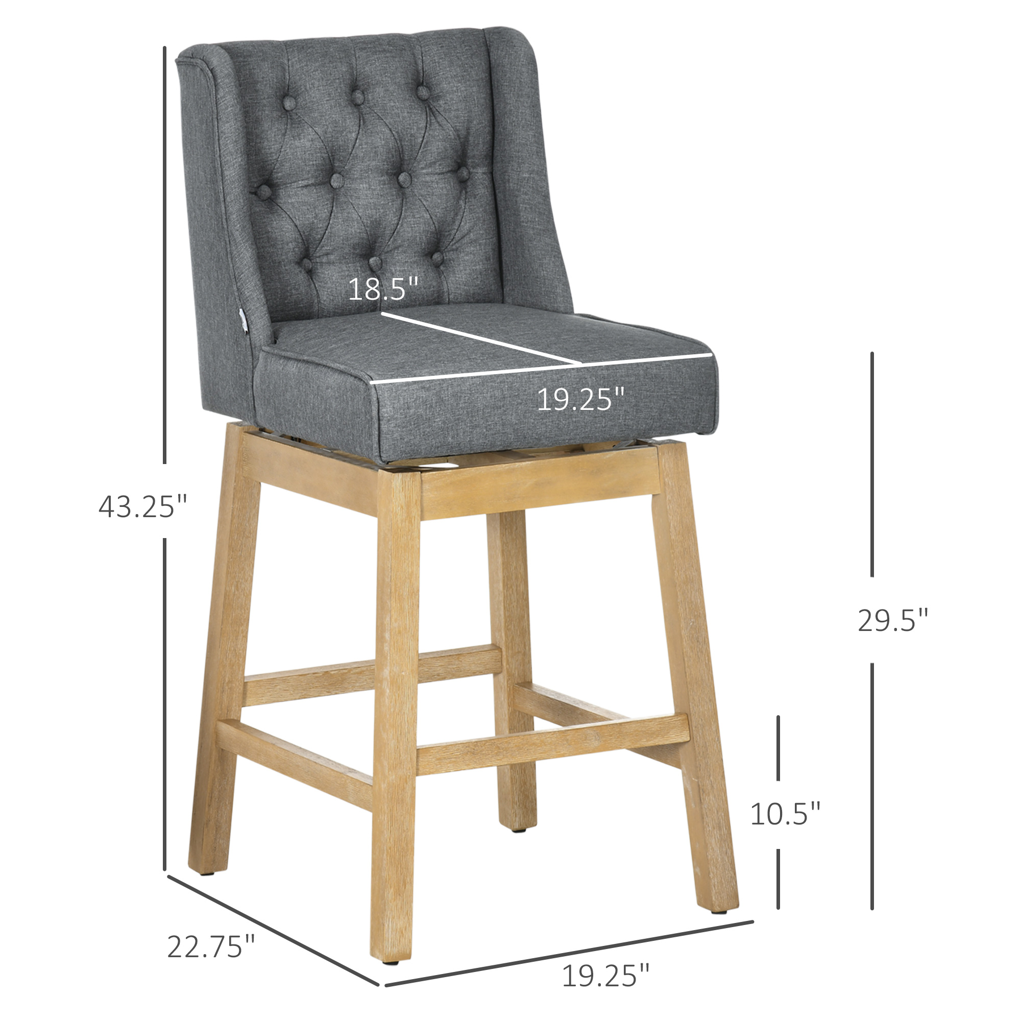 HOMCOM Bar Height Bar Stools S - Commercial Kitchen Island review and price