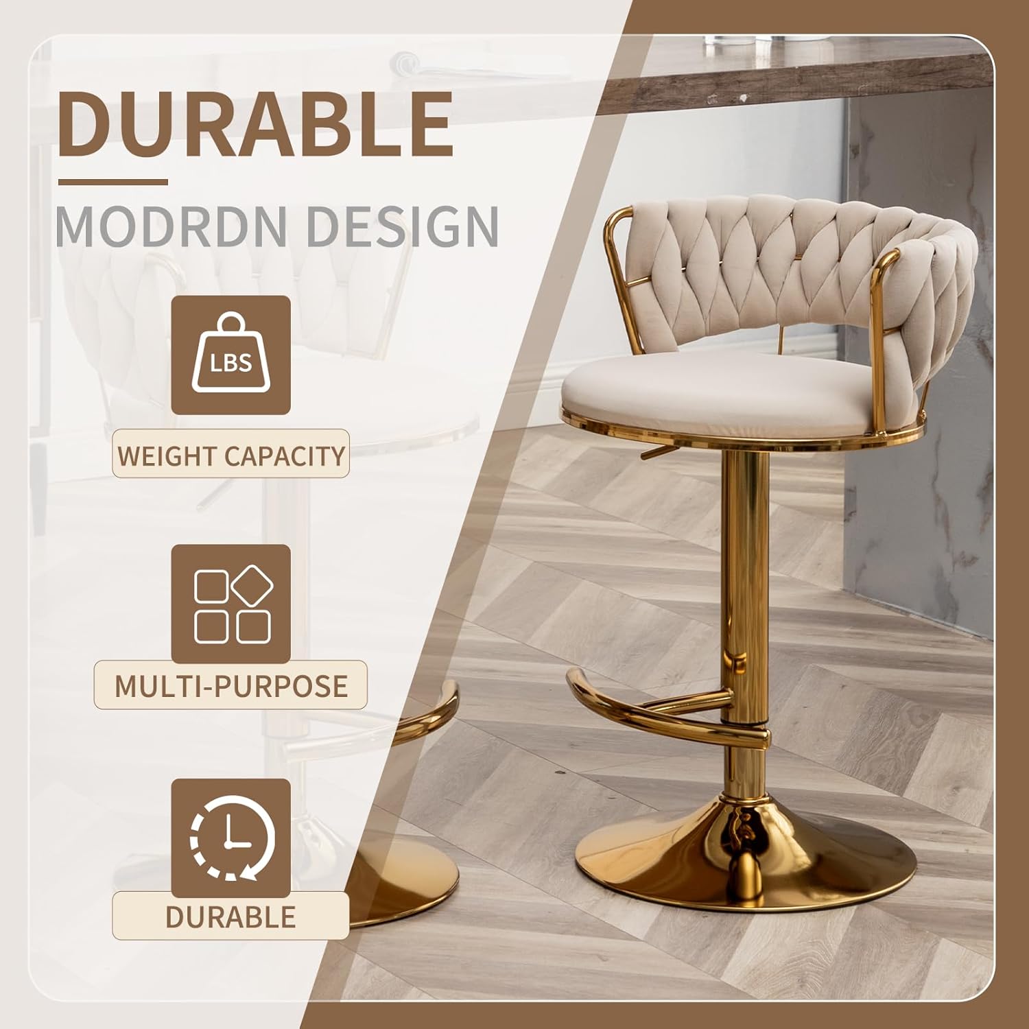Beige Velvet Bar Stools Set of - Commercial Kitchen Island review and price