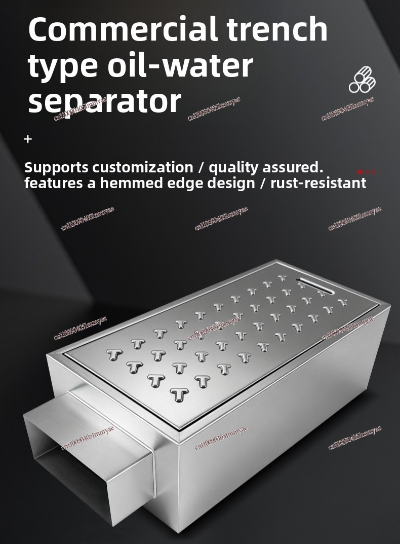 Thickened Stainless Steel Comm - Commercial Kitchen Grease Interceptor review and price
