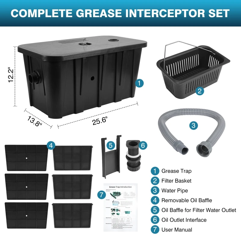Commercial Oil-water Separator - Commercial Kitchen Grease Interceptor review and price